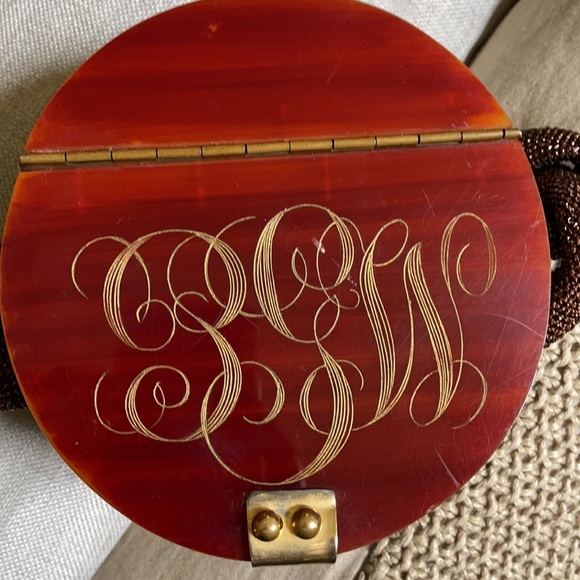 Vintage Bakelite Beaded Bag - Picture 3 of 13